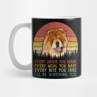 Retro Chow Chow Every Snack You Make Every Meal You Bake Mug